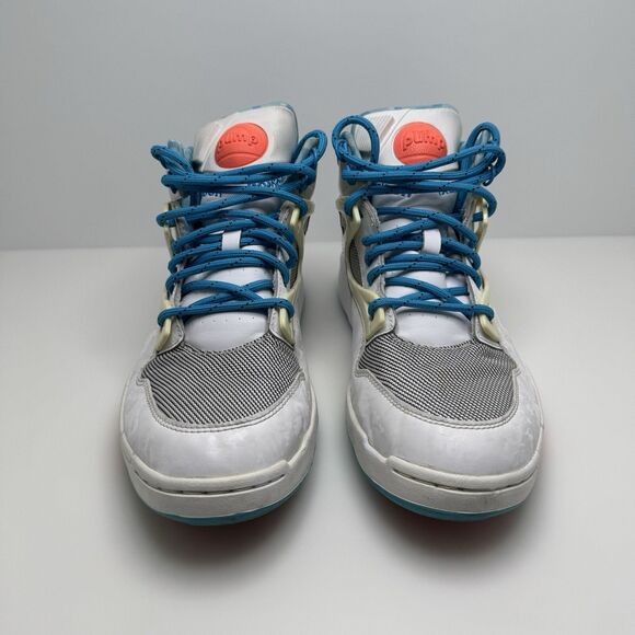 Reebok Pump Omni Lite J92856 Hexalite White Buzz/Blue Men’s Size 8.5 Dee Brown - Picture 5 of 13